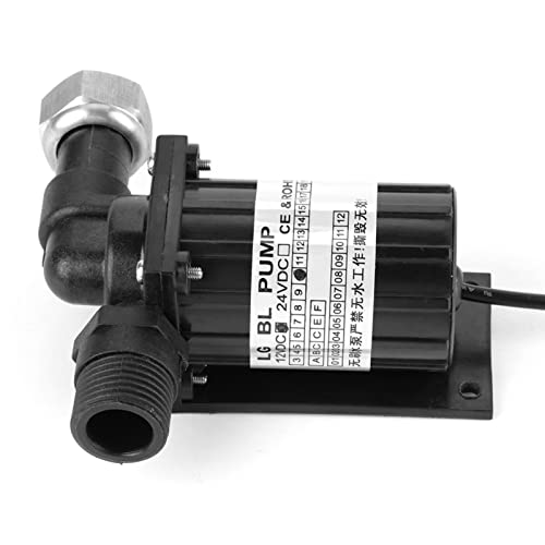 Bomba de agua sin escobillas DC 12V con resistencia a altas temperaturas y bajo ruido 6