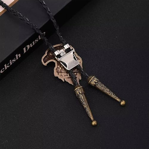 Image of USA 250th Anniversary Western Cowboy Patriotic Eagle Bolo Tie