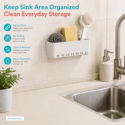 Image of BRAND VILLA Self Adhesive Male Female Wall Mount Holder for WiFi Router Remote Control Extension Board | No Drill Double Sided Sticky Wall Hook | Heavy Duty Transparent Bracket | Pack of 10