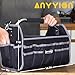 Anyyion 16.5in Tool Bag, Electrician Tool Bag, Open Top Tool Bags, Many Pockets Can Hold Many Tools, More Convenient to Carry Tools
