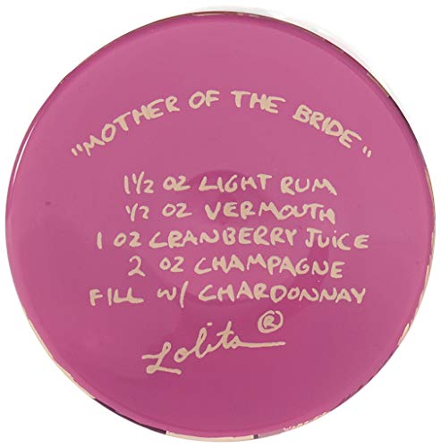 Lolita Mother Of The Bride Artisan Made Hand Painted Wine Glass #TOP2