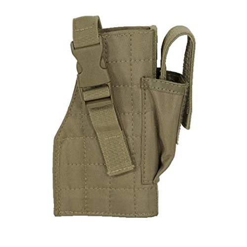 VooDoo Tactical 25-0029007001 Holster with Attached Mag Pouch, Right, Coyote
