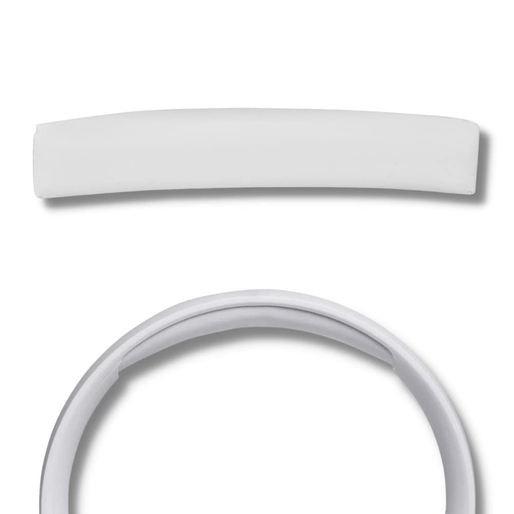 Crysendo Headphone Headband for JBL C300SI, T250SI, T450, T460BT, T600 Headphone | Replacement Headband Cushion | Protein Leather & Foam Headband Cushion (White)