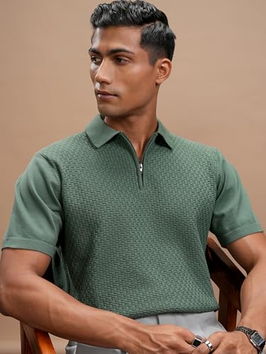 Image of Highlander Men's Polo Tshirt | Flat Knit | Regular Fit | Polo T-Shirt for Man