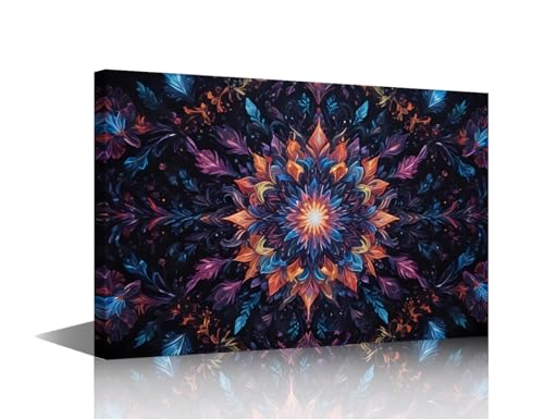 Cuadros en lienzo de mandala y flores para llenar de paz tu hogar y crear un ambiente único