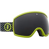 snowboard electric motor Compatible con gafas. ELECTRIC MASCHERA DA Snowboard Egg Herring Lime Lens Jet Black