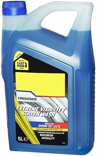 Image of 5 Litre Excels in Extreme Concentrate All Seasons Extreme Visibility Car Screen Wash Fluid Scent Ready