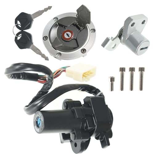 labwork Motorcycle Ignition Switch Lock Key Fuel Cap Alloy Replacement for Kawasaki EX250J 2008 EX250J SE 2012 EX300A SE 2014 by labwork - Used condition - US$15.99