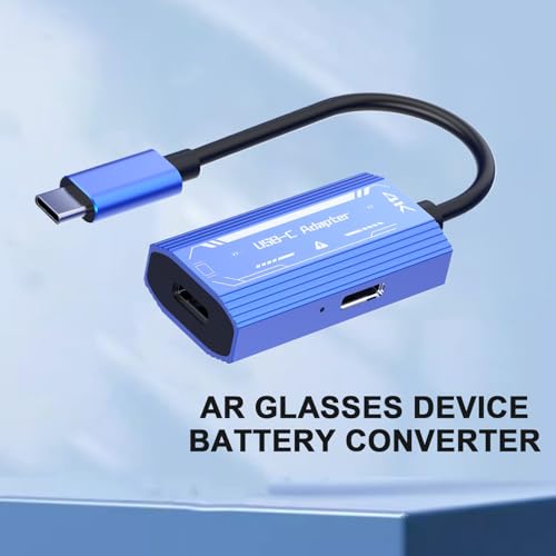 Evita Batería Baja en Realidad Virtual con Adaptador de Gafas AR Hub USB C 7