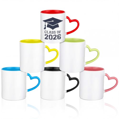 Set de 6 Mugs Sublimación Cerámica 11 oz Multicolor miniatura 1