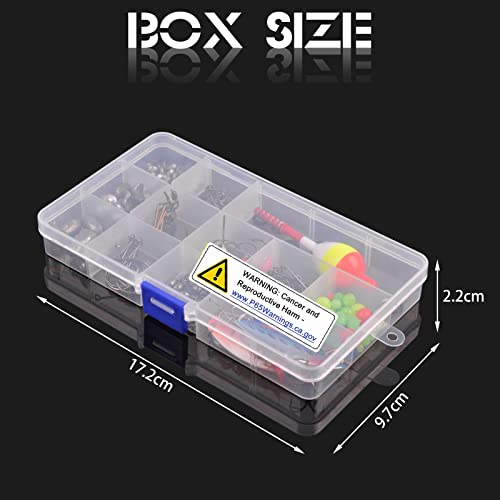 Freshwater Fishing Lures Tackle Kit 162Pcs Fishing Tackle Box Included Pliers Lures Slip Bobbers Spinners Spoon Bait Worms Jigs Hooks Fishing Accessories For Bass Walleye Trout #TOP5