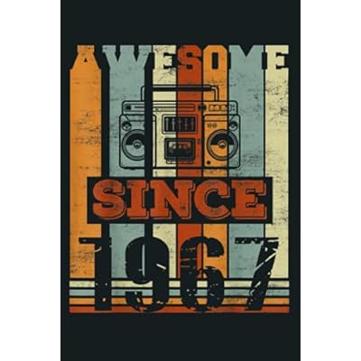 Awesome Since 1956 Gift 64Th Birthday 64 Years Old Cassette: Notebook Planner - 6x9 inch Daily Planner Journal, To Do List Notebook, Daily Organizer, 114 Pages