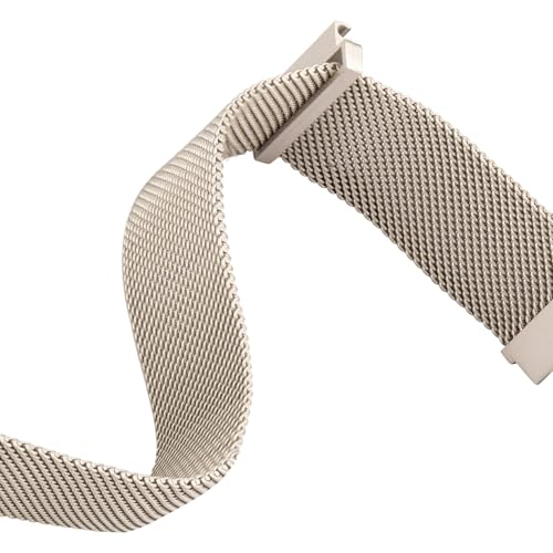 Magnetic Bands Compatible with Samsung Galaxy Watch 7 6 5 4 Band 40mm 44mm/Watch 6 4 Classic 43mm 47mm 46mm 42mm/Watch 5 Pro 45mm/Active 2, 20mm Stainless Steel Milanese Mesh Loop Metal Bands by JOHIPI - Used condition - Image 3
