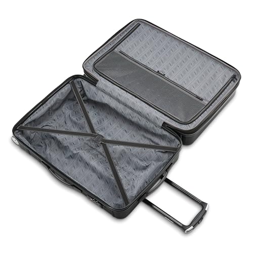 Image of Samsonite Omni, Midnight Black, 3-Piece Set (Carry on /Medium /Large), Omni 2 Hardside Expandable Luggage With Duel Spinner Wheels