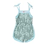 Toddler Sling Baby Girl Summer Clothes Romper Jumpsuit Floral Straps Short Overalls Romper Outfit Ba