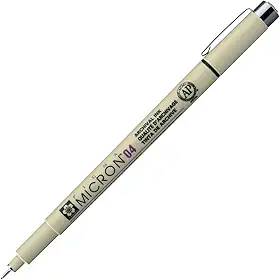 MARCADOR TECNICO NANKIN PIGMA MICRON 04 - PRETO -USO PROFISSIONAL