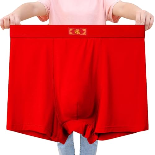 Big And Tall Unterwäsche für Männer Weiches Modal XL-8XL Atmungsaktive Boxer-Slips für Große Männer 116-330 Lbs, 3er-Pack(STYLE4,2X-Large)