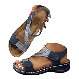 orthopädische Schuhe Damen, Orthopädische Schuhe Damen Slip on Sneaker Frauen Gewebt Turnschuhe Leicht Laufschuhe Sportschuhe Schlupfschuhe Walkingschuhe Arch Support Outdoor Sommer Laufschuhe