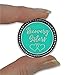 The Token Shop Recovery Sisters Sobriety Coin, Women's NA AA Chip Medallion, Celebrate Living Clean Sober, Never Alone Addiction Affirmation Token, NA, Alcoholics Anonymous Gifts for Women (Aqua)