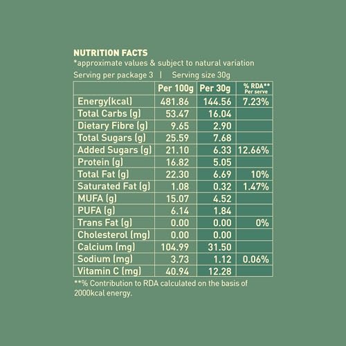 Image of Nourish Organics Honey Roasted Almonds 100gm Pack of 1 Sweet and Nutty Snack| Healthy and Nutrient Rich | No Refined Sugar | Clean Label