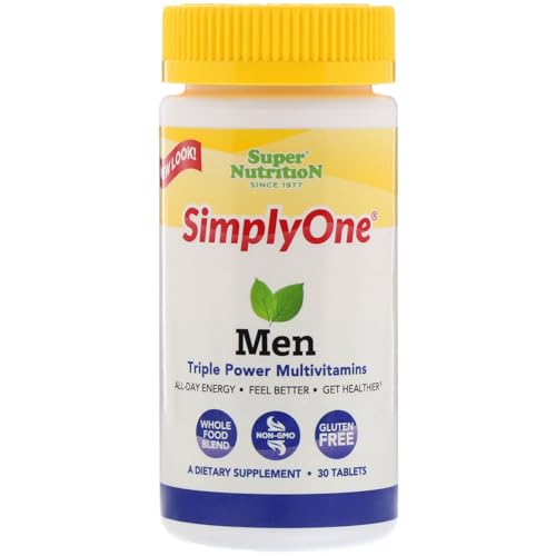 SuperNutrition SimplyOne Multi-Vitamin for Men, High-Potency, 30 Count SuperNutrition SimplyOne Multi-Vitamin for Men, High-Potency, 30 Count