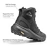 NORTIV 8 Men's Mid Military Tactical Boot Comfortable Lightweight Boots for Work All Day Side Zipper Motorcycle Combat Boots,Size 10,Black,SNMT241M #2