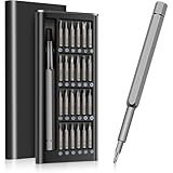 Generic 25-in-1 Precision Screwdriver Set, Magnetic Mini Multi-Function Repair Tool Kit for Electronics, Laptops, Watches & More, Black, Flat, Cross, Torx, Torx Safety, Pentagon, Hexagon Heads