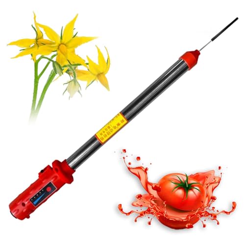 McbeAn Tomato Pollinator, Vegetable Pollinator Sprayer, Built-in 6500mAh Lithium Battery, High-Speed Rotating Head for Fast Pollination, for Indoor Gardens, Use On Tomatoes, Peppers, Strawberries