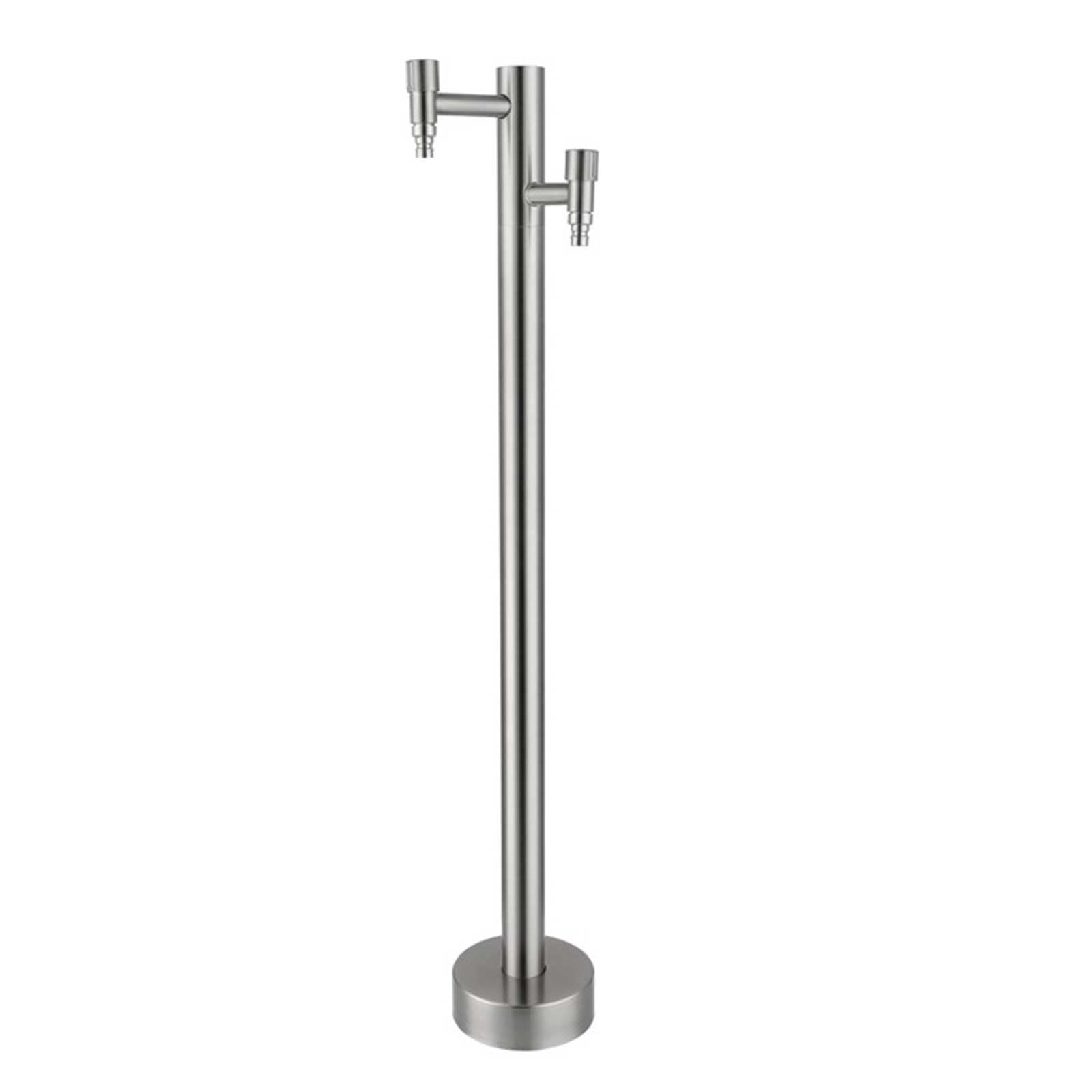 BHGFYXBS Stainless Steel Vertical Garden Water Column With Faucet - Irrigation Solution For Backyard, Farm & Pasture,Silver