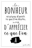Citation Sur Le Bonheur: Carnet De Notes Avec Phrase Positive Pour Transmettre Un Message Authentique À Sa Femme, Son Mari, Sa Fille, Son Fils - Pour Un Anniversaire, Noël Ou Une Occasion Spéciale.