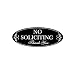 WaaHome Small No Soliciting Sign for Door House, Black Laser Engraved No Soliciting Signs with White Letters 2" X 5"