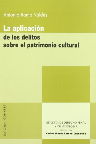 Portada de La Aplicacion de los Delitos sobre el Patrimonio Cultural