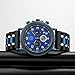 Reloj Madera Personalizable Hombre Cronografo Acero Azul Grabado Regalo Lujo Artesanal Movimiento Cuarzo Japones Calendario Cristal Durolex Resistente Agua Elegante Exclusivo Diseño Moderno Imagen de Reloj Madera Personalizable Hombre Cronografo Acero Azul Grabado Regalo Lujo Artesanal Movimiento Cuarzo Japones Calendario Cristal Durolex Resistente Agua Elegante Exclusivo Diseño Moderno