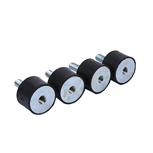 Preisvergleich Produktbild BESTOMZ 4 Stücke Gummimetallpuffer Anti Vibration Silentblock Auto Boot Spulen
