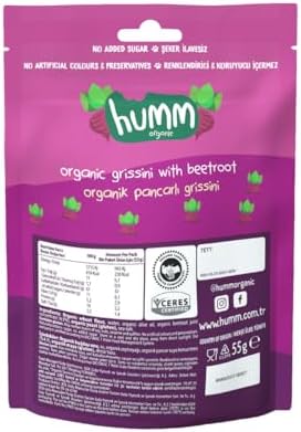 Humm Organic Organik Vegan Pancarlı Grissini - 55g - Görsel 2