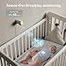 Sense-U AI 2.5K PTZ Baby Camera Monitor with Sensor-Free Sleep Breathing Movement Detection, Smart Security Indoor Video Camera with Background Audio, Cry Detection, No Monthly Fee, for Peace of Mind