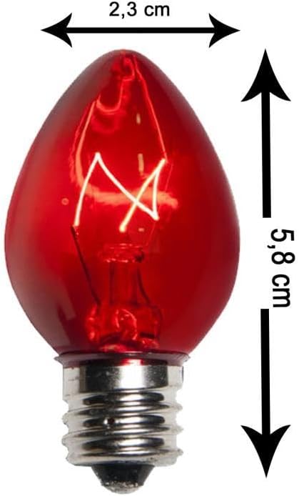 C7 10W Renkli Parfüm Ampul E14 (5 Adet)