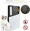 Protector de polvo de metal para PS5 Slim, paquete de 4 filtros de malla a prueba de polvo para ventilador, cubierta de malla transpirable de alta densidad para ventilador de enfriamiento de PS5, compatible con ediciones digital y de disco (negro) 4