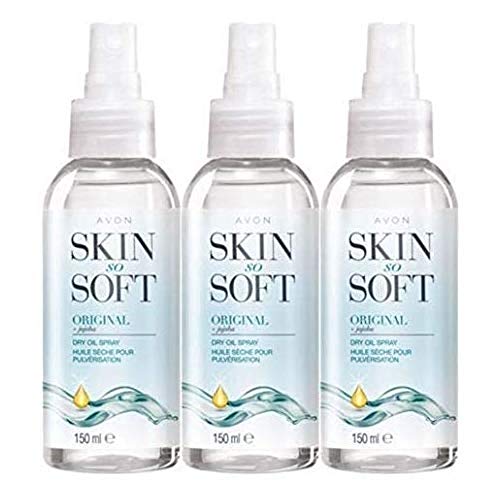 Avon 3 x Avon Skin So Soft Original Dry Oil Spray