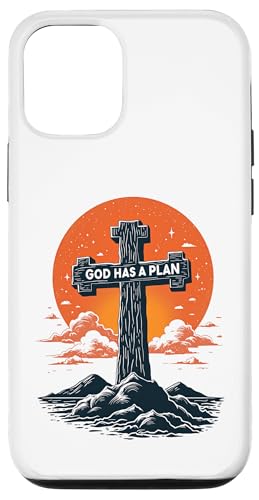 Cool God Has a Plan Jesus Christ �N���X�f�U�C�� �����Y ���f�B�[�X �L�b�Y �X�}�z�P�[�X iPhone 12/12 Pro �p