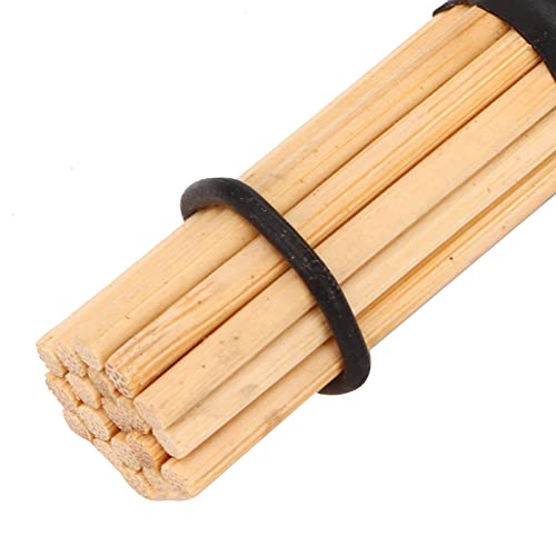 Yosoo Health Gear Palillos de Bambú para Batería Black Set de Varillas y Escobillas de Percusión para Jazz y Música Acústica miniatura 7