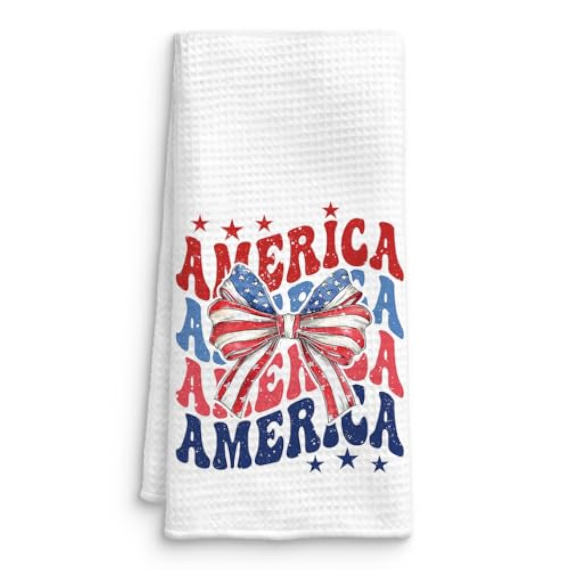 Patriotic 4th of July Kitchen Towels, Americana Decor