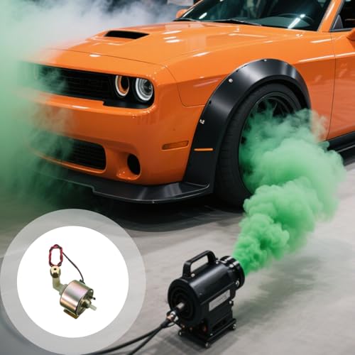Bomba de aceite 18W para máquina de humo, carcasa metálica, motor 110V AC compatible con máquinas de humo y atomizadores, cobre/aluminio, rendimiento estable miniatura 4