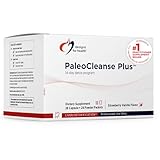 Designs for Health Pure PaleoCleanse Plus 14 Day Detox Program - Beef Protein, Amino-D-Tox + Detox Antioxidant Powder Packets for Immune Support, Strawberry Vanilla (28 Drink Mixes + 28 Capsule Packs)