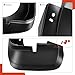 A-Premium Set of 4PCS Mud Flaps Splash Guards Mudguards Mudflaps with Hardware Kits Accessory Compatible with Honda Civic, 2006-2011, Sedan, Black Color, Front and Rear (Driver & Passenger Side)