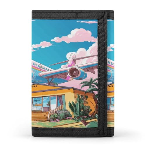 Portefeuille de voyage House And Plane indispensable pour organiser vos cartes et billets