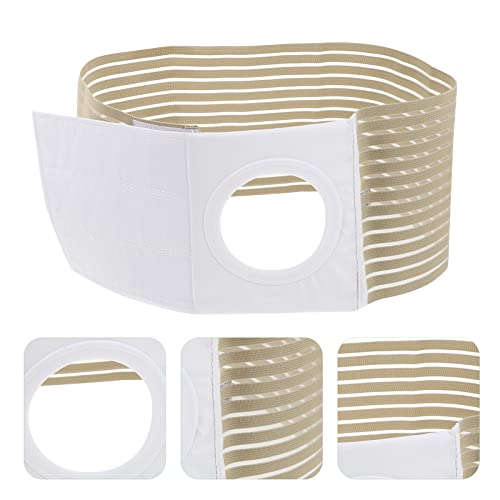 SUPVOX Ostomy Support Belt Elastic Hernia Band Breathable Belly Band for Man Woman Colostomy Abdominal Support