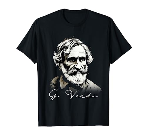 Photo de Giuseppe Verdi Portrait Opéra italien T-Shirt