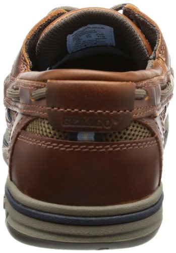 Image of Sebago Triton Three Eyelets FGL Boat Shoes - Hand-Stitched Leather, Nubuck, Suede with Waxed Finish, Removable EVA Insole, Breathable Mesh Lining