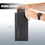 Faraday Defense Faraday Bag Jacket Pro for Phones | Magnetic Closure, Shielding - Law Enforcement & Military, Travel & Data Security, Privacy, Anti-Tracking Anti-Hacking Black (Phone Vertical) - Image 2